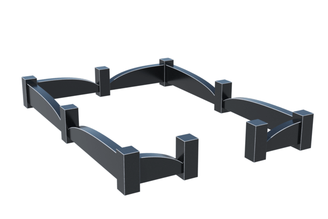 Цоколи на могилу в&nbsp;Кинели | Цоколь на могилу №0038