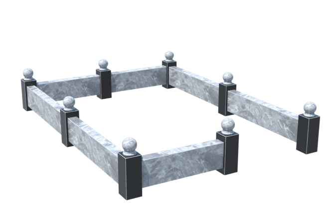 Цоколи на могилу в&nbsp;Кинели | Цоколь на могилу №0031