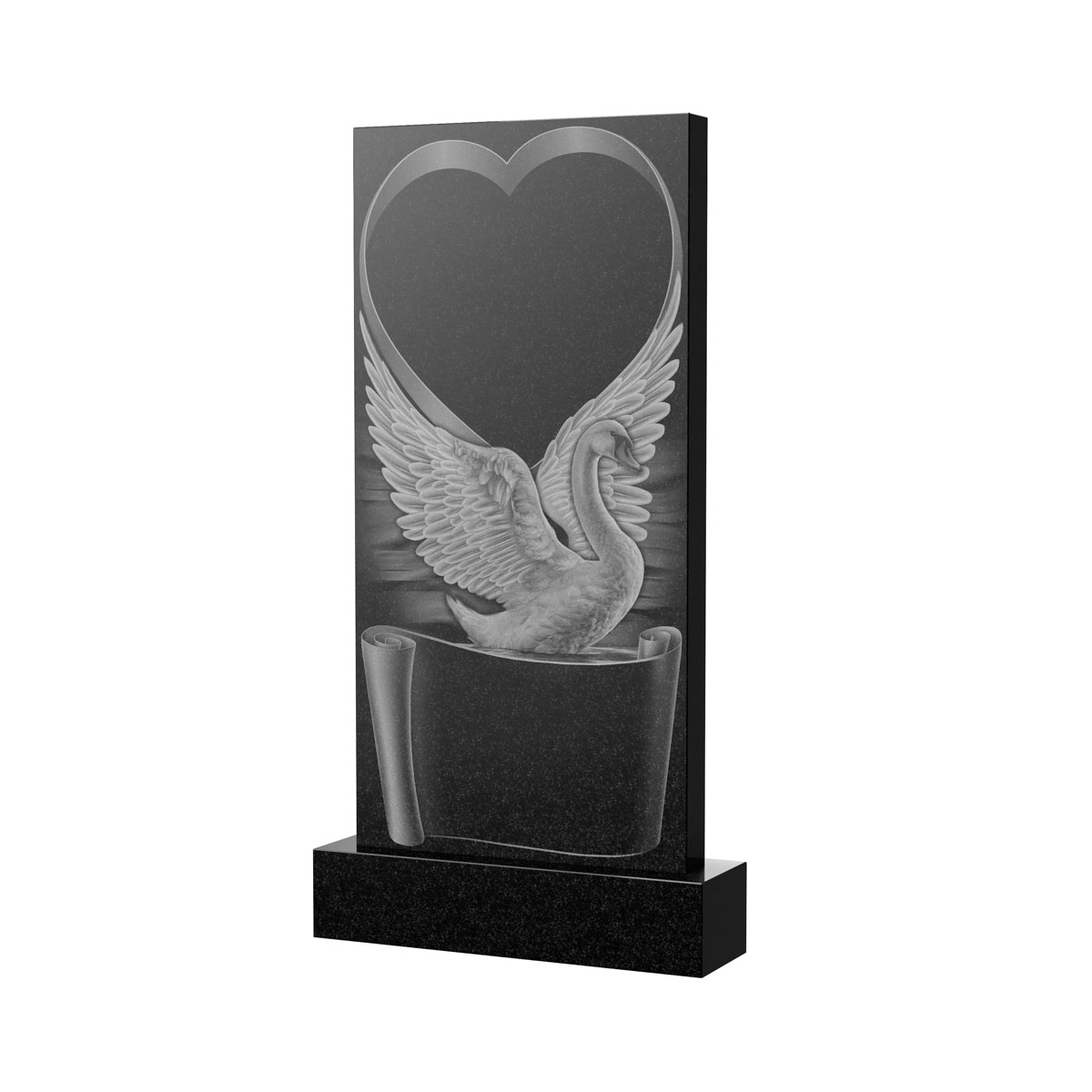 Художественное оформление памятника в&nbsp;Кинели | Художественное оформление на гранитную стелу, рисунок ВХО-034