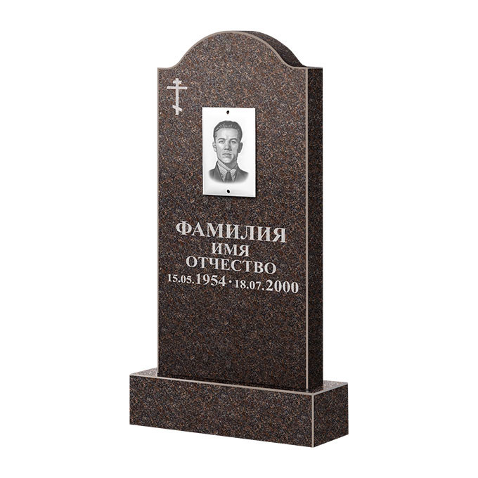 Памятники из цветного гранита в&nbsp;Кинели | Памятник из гранита Карел Brown ФГЦ-012