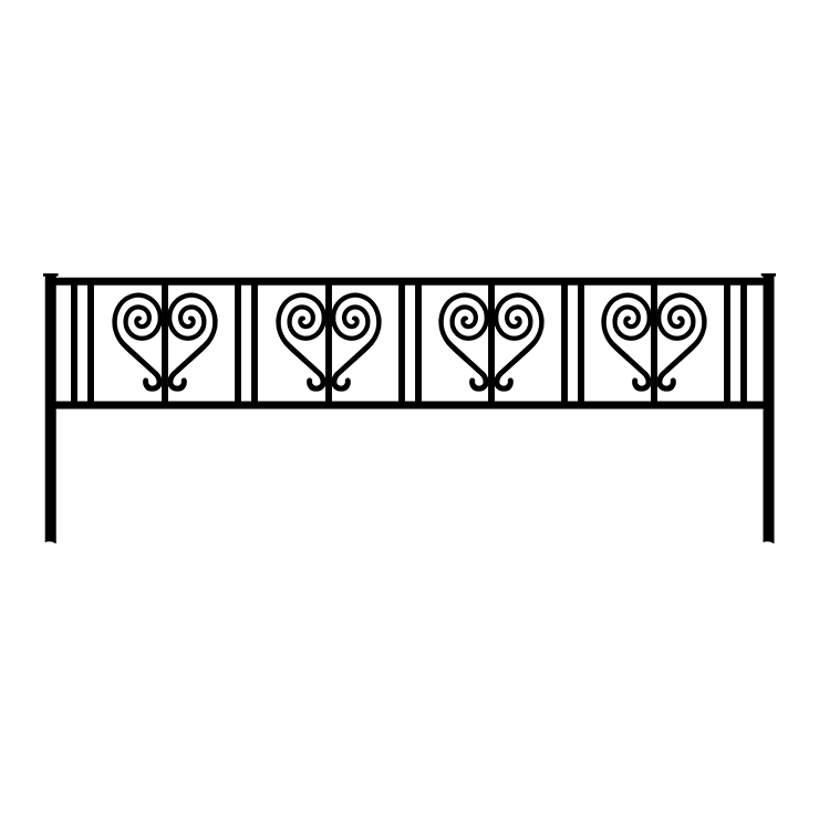 Кованые изделия в&nbsp;Кинели | Кованая оградка ОГ.005