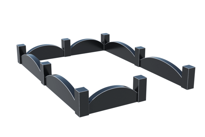 Цоколи на могилу в&nbsp;Кинели | Цоколь на могилу №0001