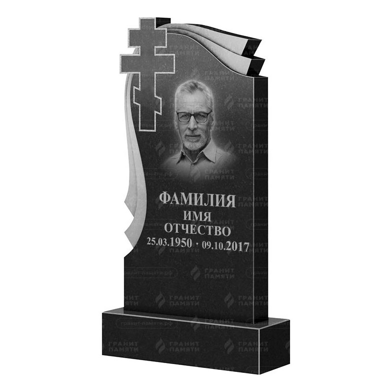Гранитные памятники в&nbsp;Кинели | Гранитный памятник ФГ-081