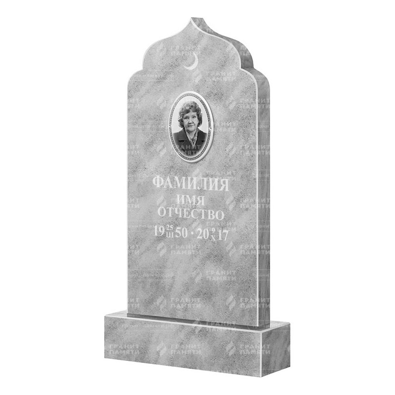 Бюджетные памятники в&nbsp;Кинели | Мраморный памятник ФМ-037