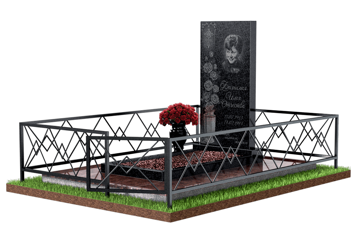 Благоустройство захоронения в Кинели