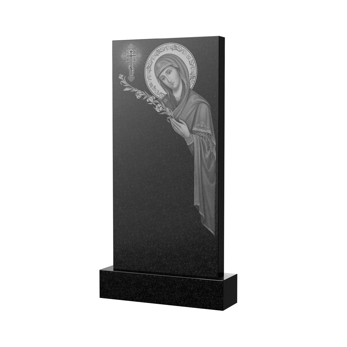 Художественное оформление памятника в&nbsp;Кинели | Художественное оформление на гранитную стелу, рисунок ВХО-035