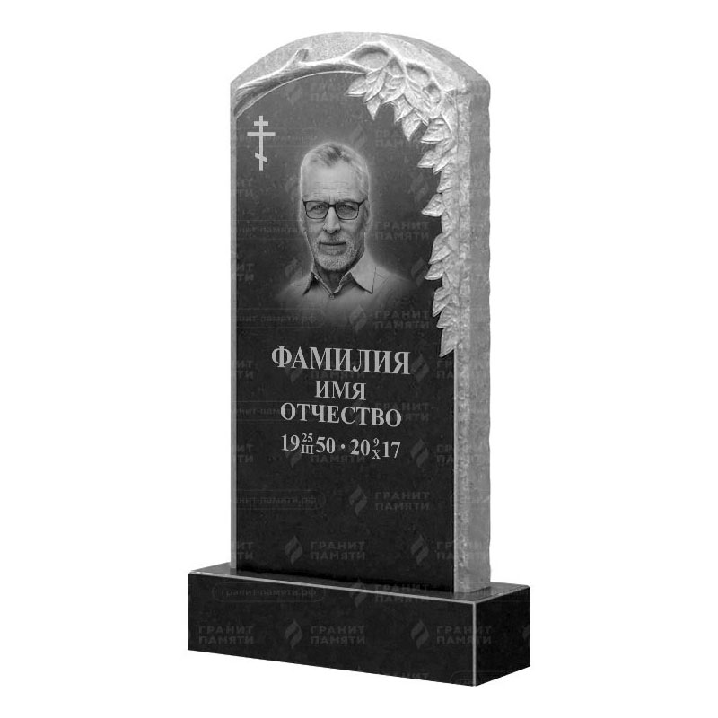 Памятники из гранита с деревом в&nbsp;Кинели | Гранитный памятник ФГ-107
