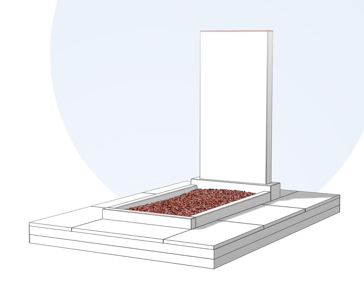 Засыпка цветника камушками в Кинели