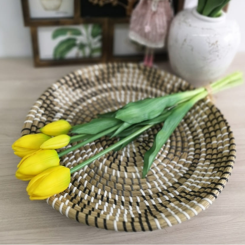 Искусственные цветы в Кинели | Цветы искусственные «Тюльпаны, бутоны», желтые, букет