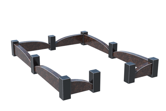 Цоколи на могилу в&nbsp;Кинели | Цоколь на могилу №0042