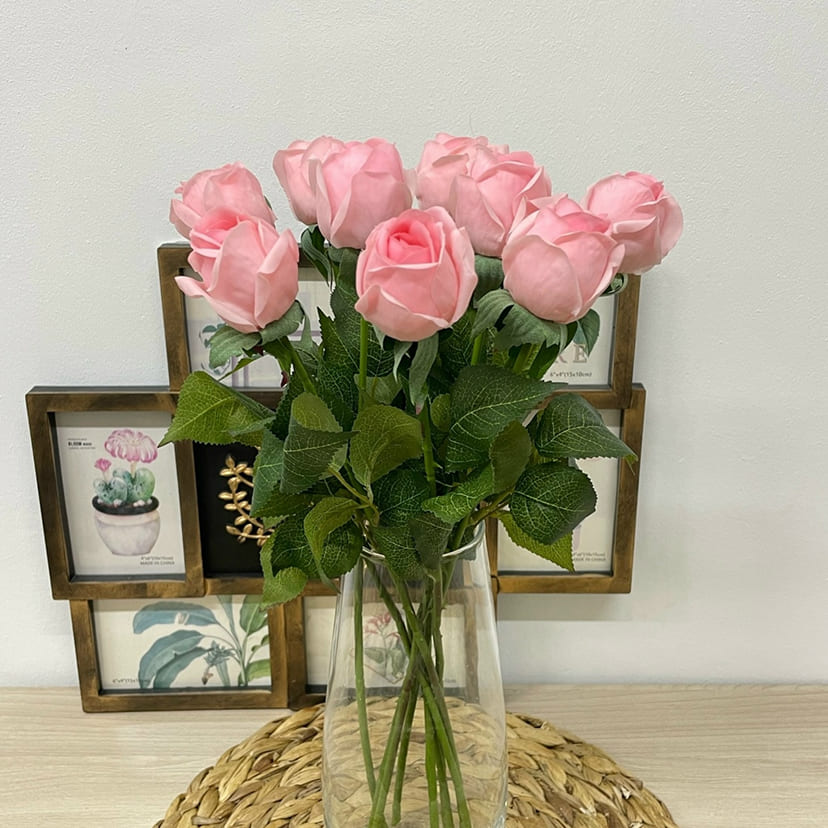 Искусственные цветы в Кинели | Цветок искусственный «Роза», нежно-розовая, одиночный