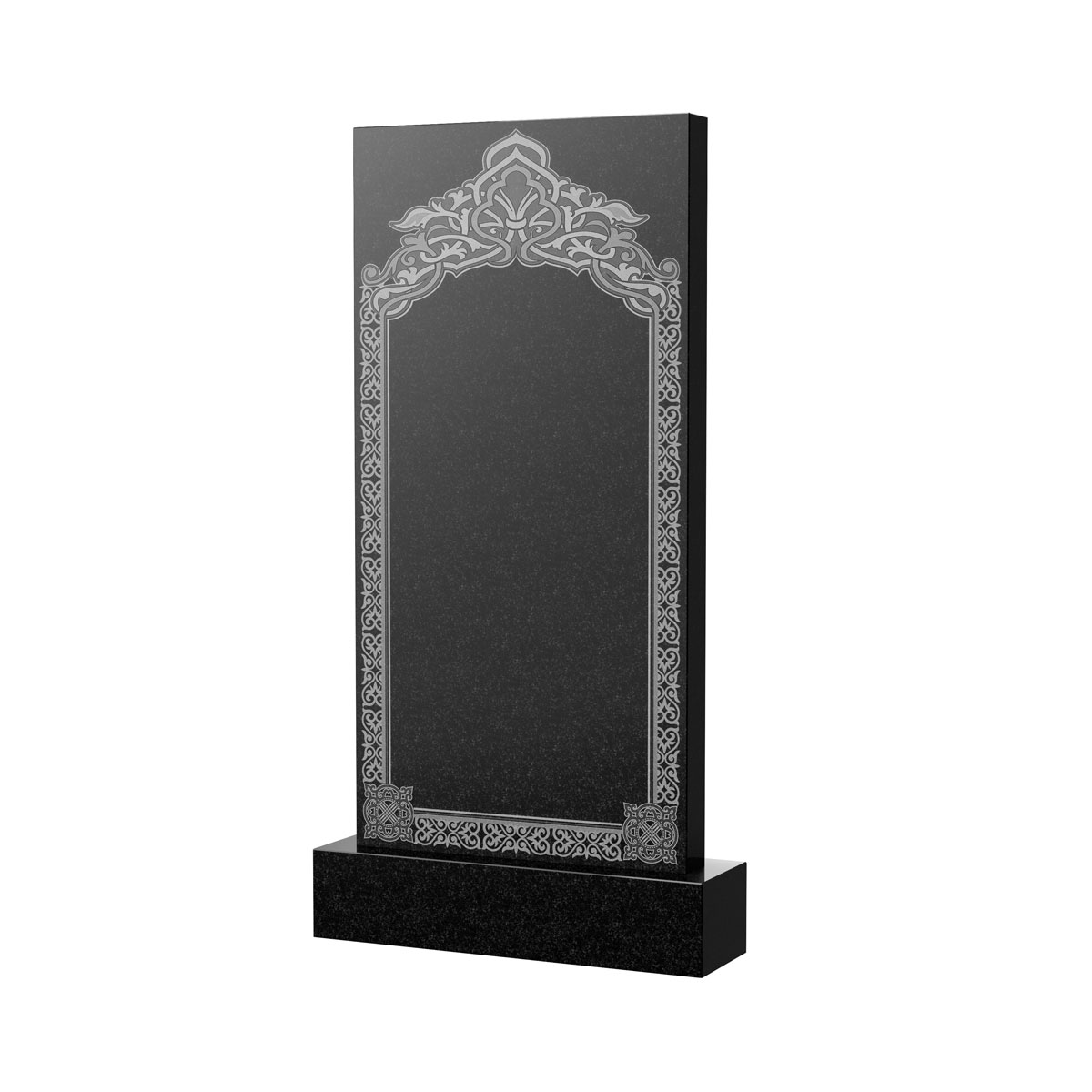 Художественное оформление памятника в&nbsp;Кинели | Художественное оформление на гранитную стелу, рисунок ВХО-044