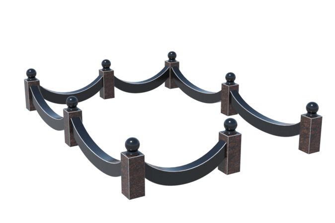 Цоколи на могилу в&nbsp;Кинели | Цоколь на могилу №0026