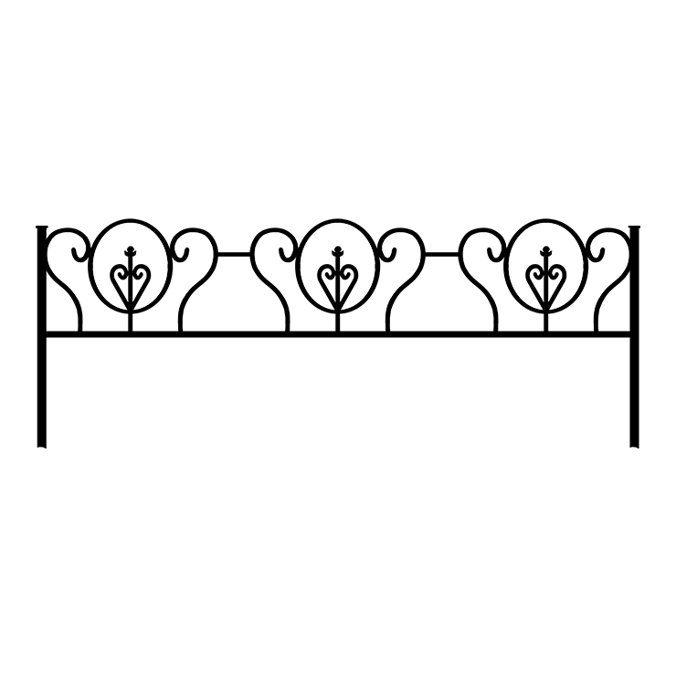 Металлические оградки, столы, скамейки в&nbsp;Кинели | Оградка №3