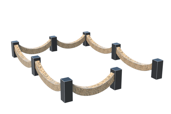 Цоколи на могилу в&nbsp;Кинели | Цоколь на могилу №0028