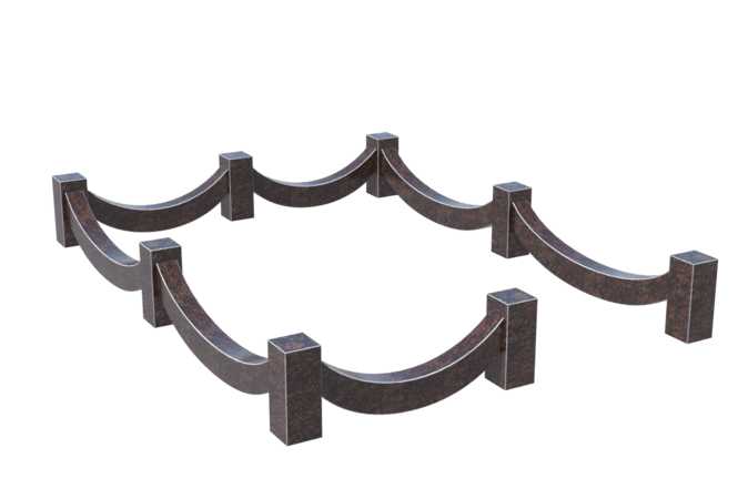 Цоколи на могилу в&nbsp;Кинели | Цоколь на могилу №0025