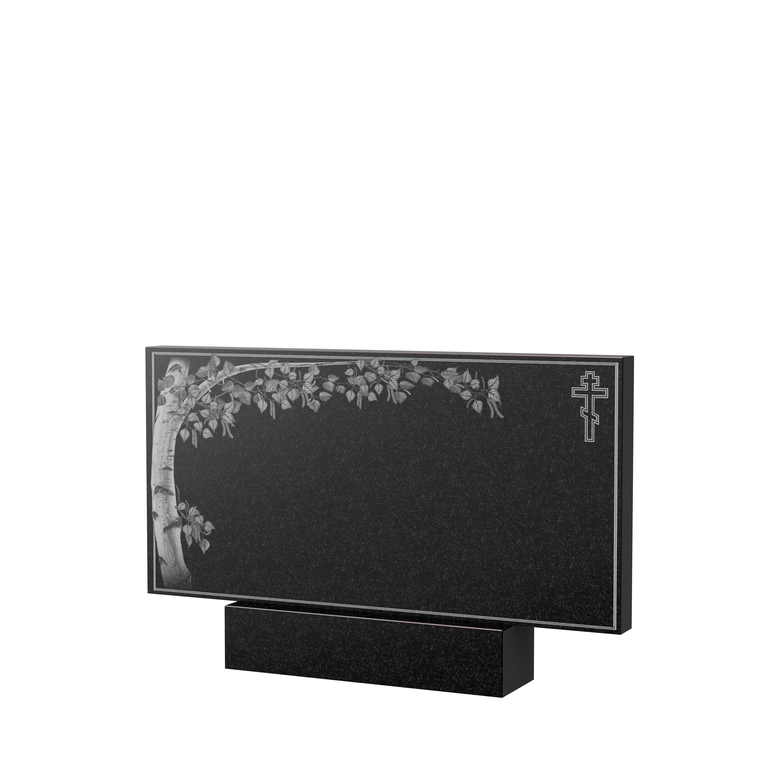 Художественное оформление памятника в&nbsp;Кинели | Художественное оформление на гранитную стелу, рисунок ГХО-005