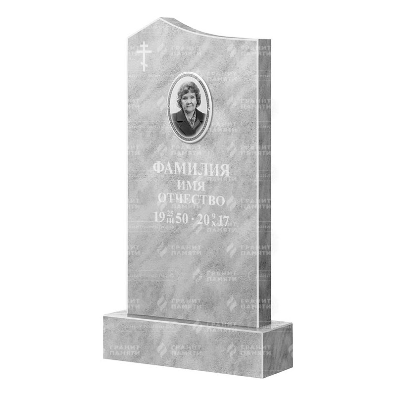 Бюджетные памятники в&nbsp;Кинели | Мраморный памятник ФМ-008