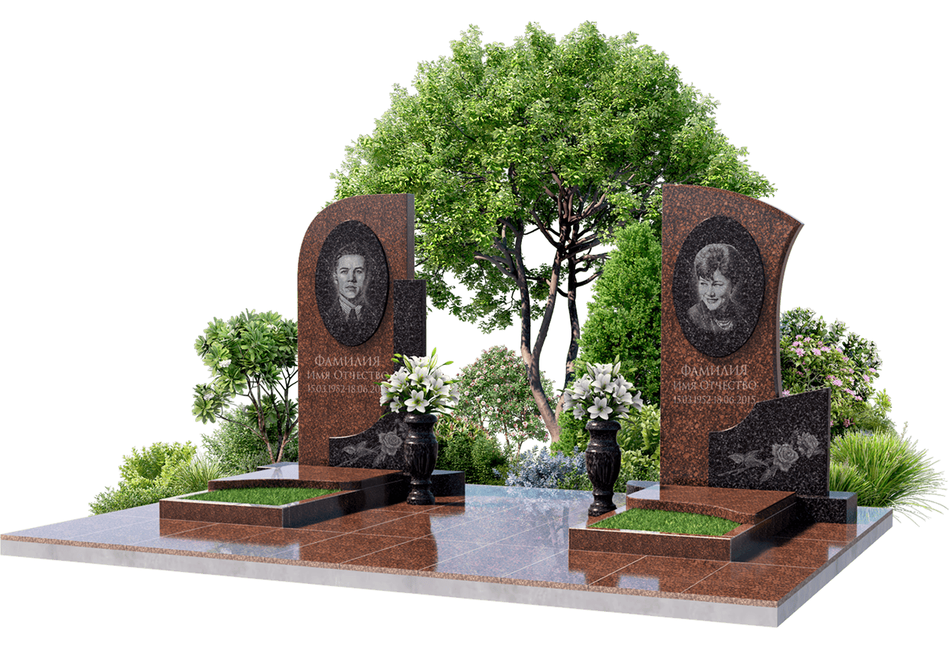 Уход и озеленение мест захоронений в Кинели