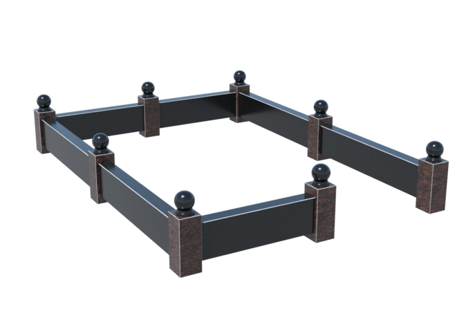 Цоколи на могилу в&nbsp;Кинели | Цоколь на могилу №0035