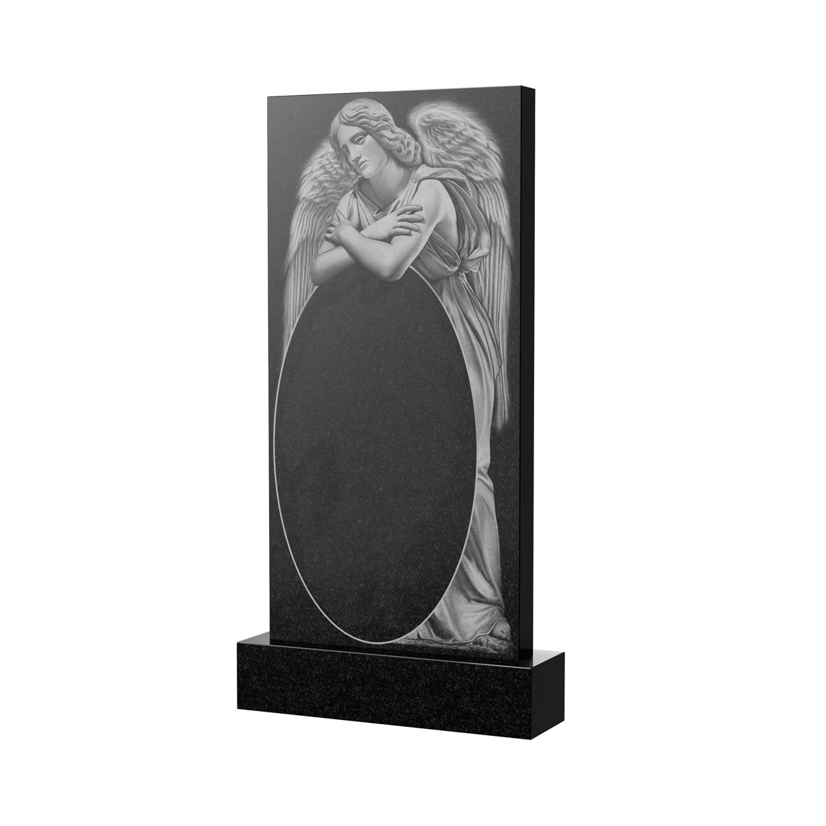 Художественное оформление памятника в&nbsp;Кинели | Художественное оформление на гранитную стелу, рисунок ВХО-016