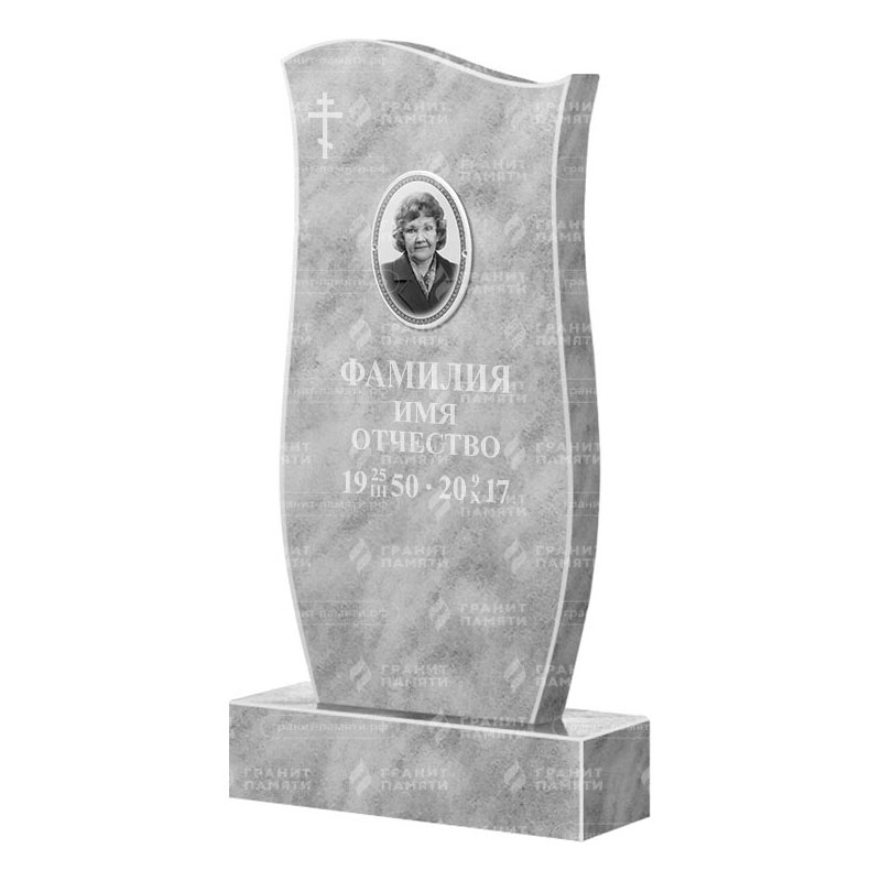 Бюджетные памятники в&nbsp;Кинели | Мраморный памятник ФМ-033