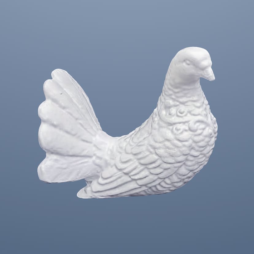 Скульптуры из искусственного мрамора в Кинели | Голубь право