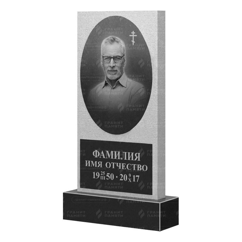 Памятники из гранита вертикальные в&nbsp;Кинели | Гранитный памятник ФГ-166