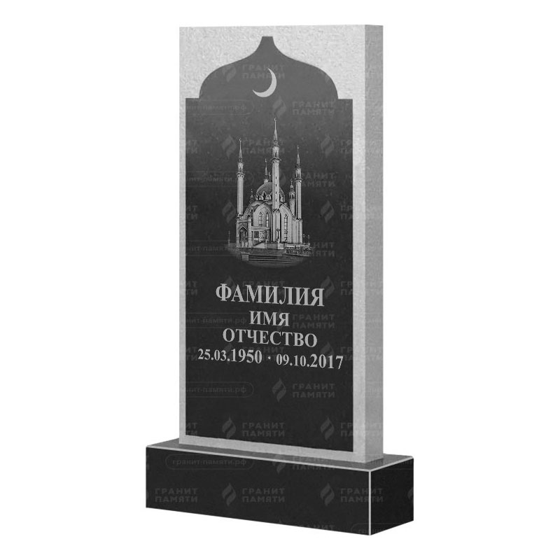 Мусульманские памятники на могилу в&nbsp;Кинели | Гранитный памятник ФГ-167