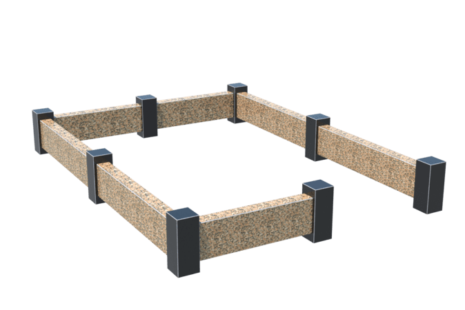 Цоколи на могилу в&nbsp;Кинели | Цоколь на могилу №0037