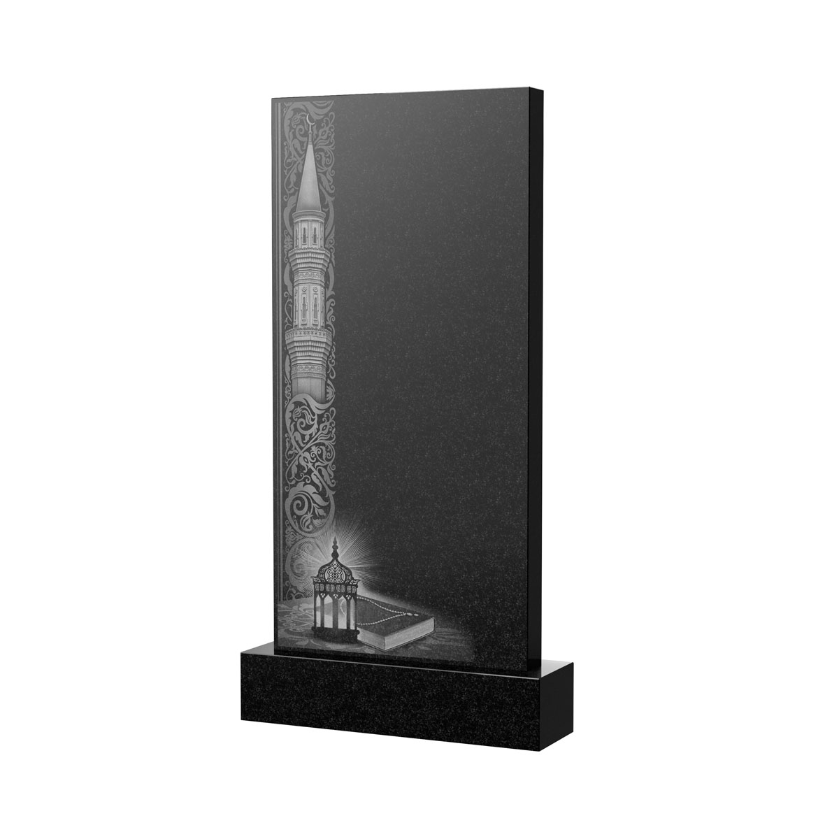 Художественное оформление памятника в&nbsp;Кинели | Художественное оформление на гранитную стелу, рисунок ВХО-038