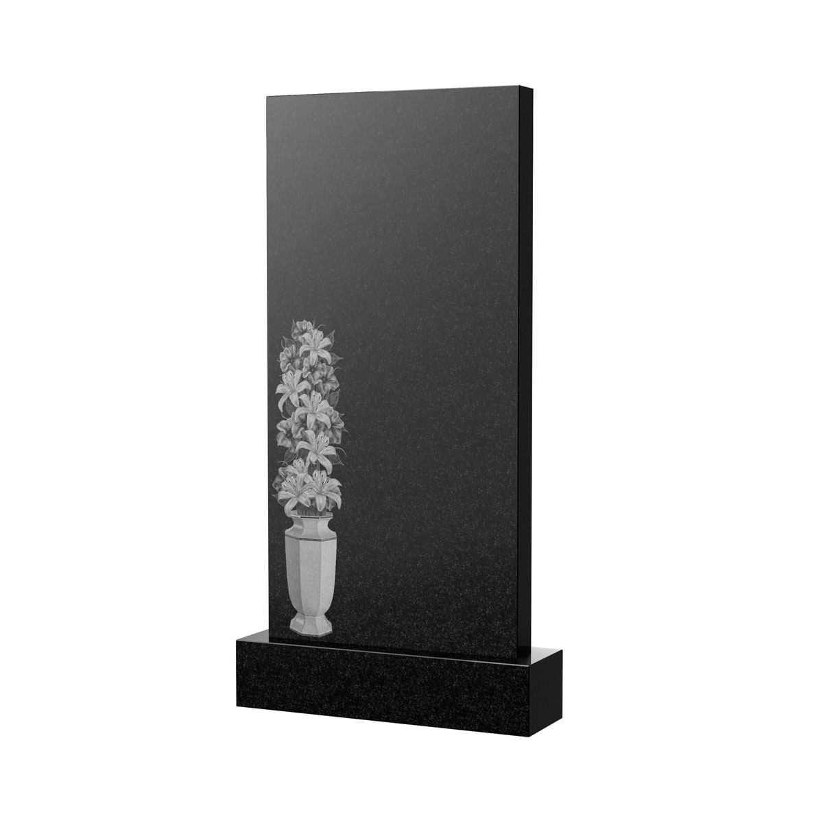 Художественное оформление памятника в&nbsp;Кинели | Художественное оформление на гранитную стелу, рисунок ВХО-057