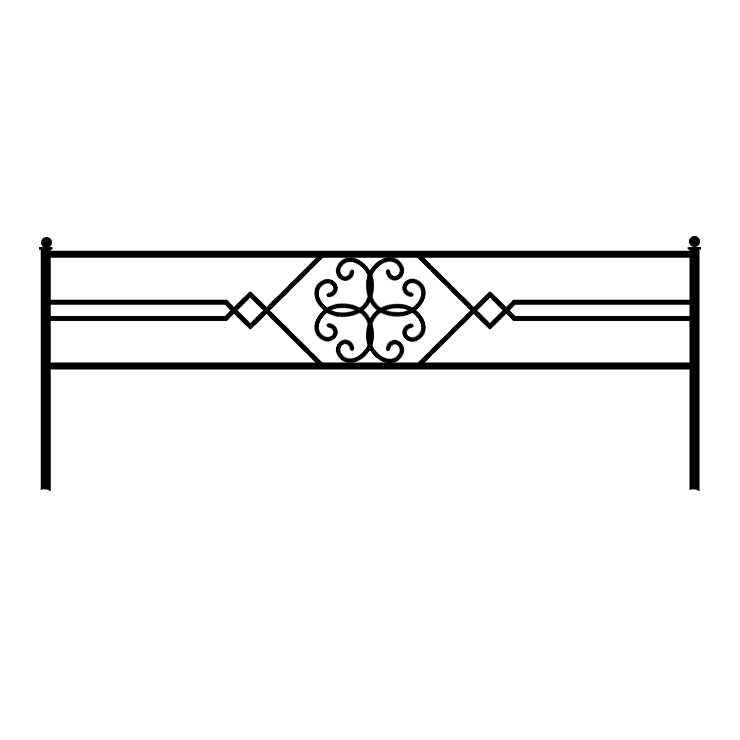 Кованые изделия в&nbsp;Кинели | Кованая оградка ОГ.003