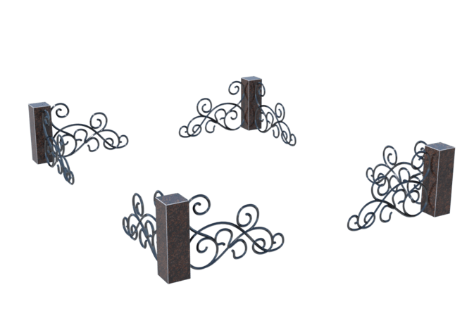 Цоколи на могилу в&nbsp;Кинели | Цоколь на могилу №0048